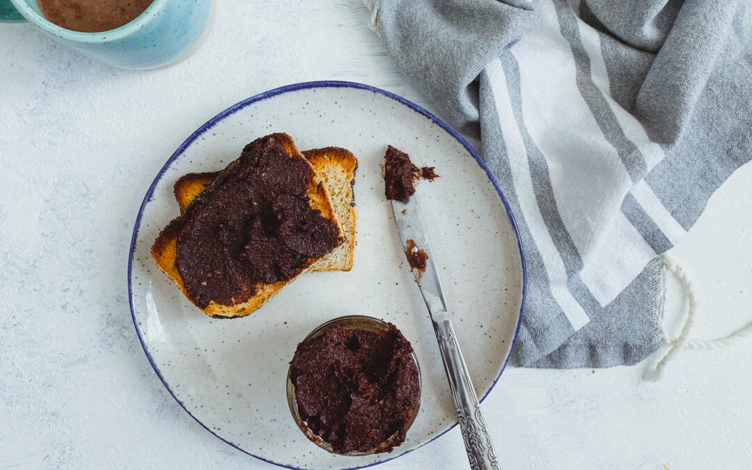 Tartinade au chocolat sans sucre ajouté de style Nutella